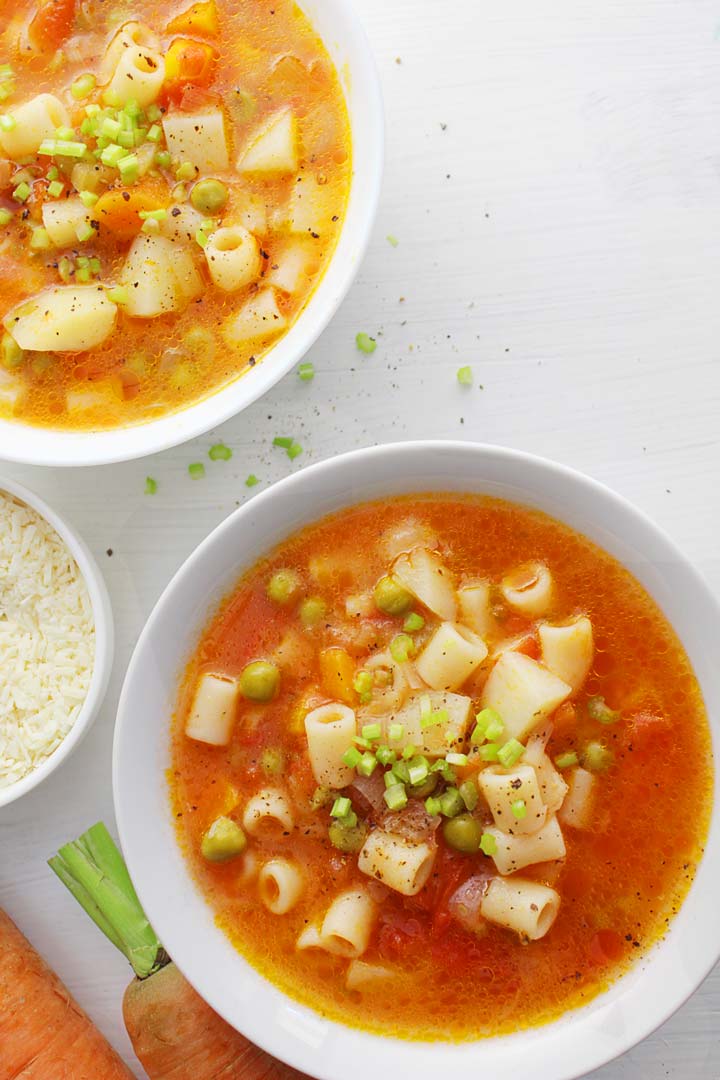 Thermomix Minestrone Vegetable Soup - My Vegan Minimalist