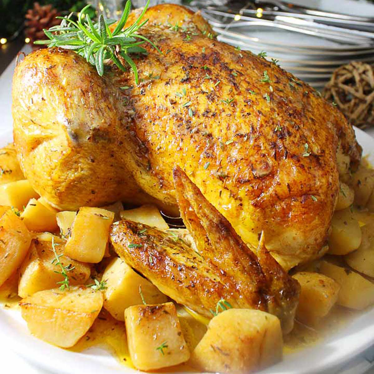 tiptoe ROASTED WHOLE CHICKENクリスマスオブジェクト