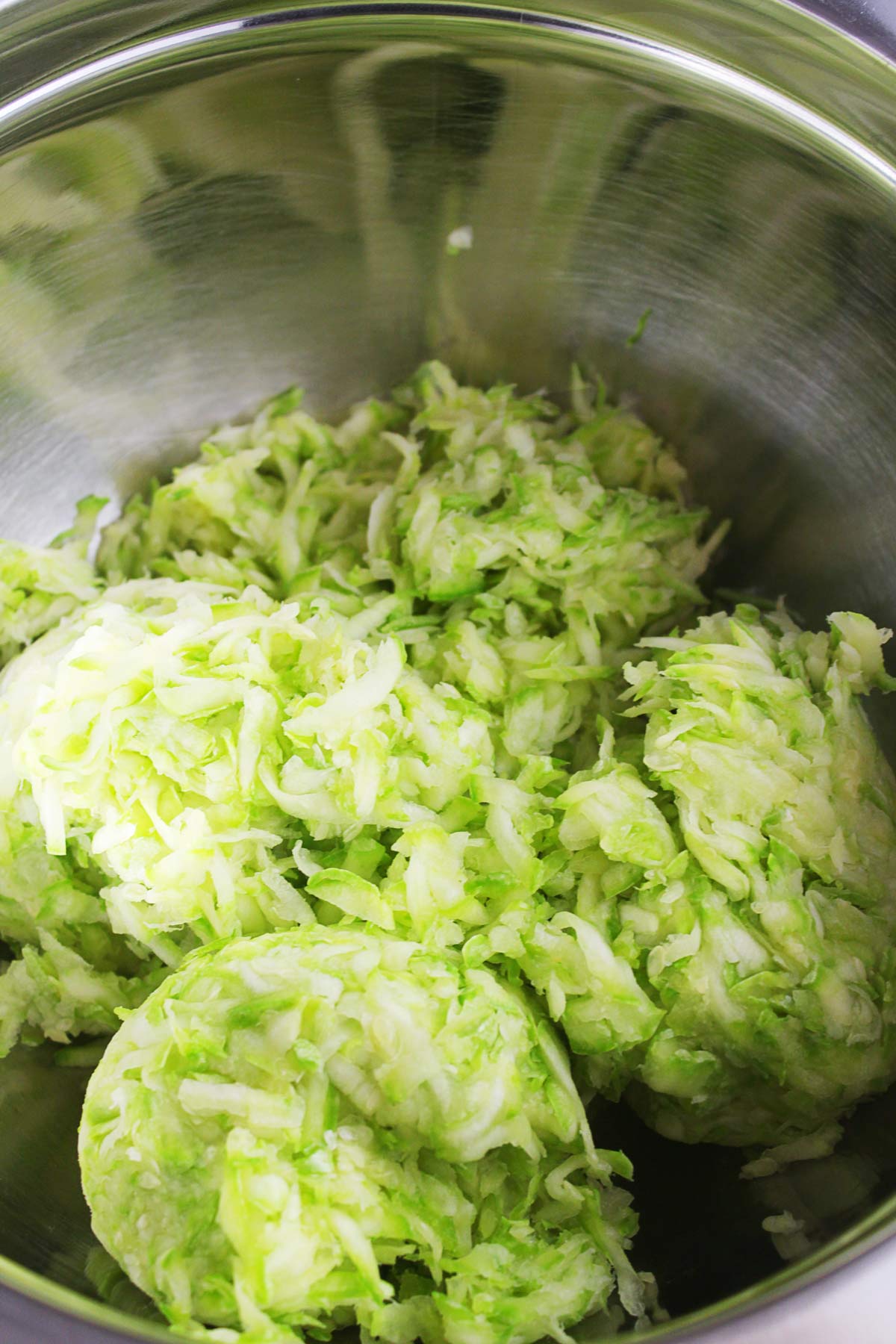 Grated zucchini balls.