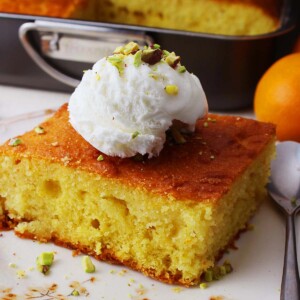 A featured image of Greek revani.